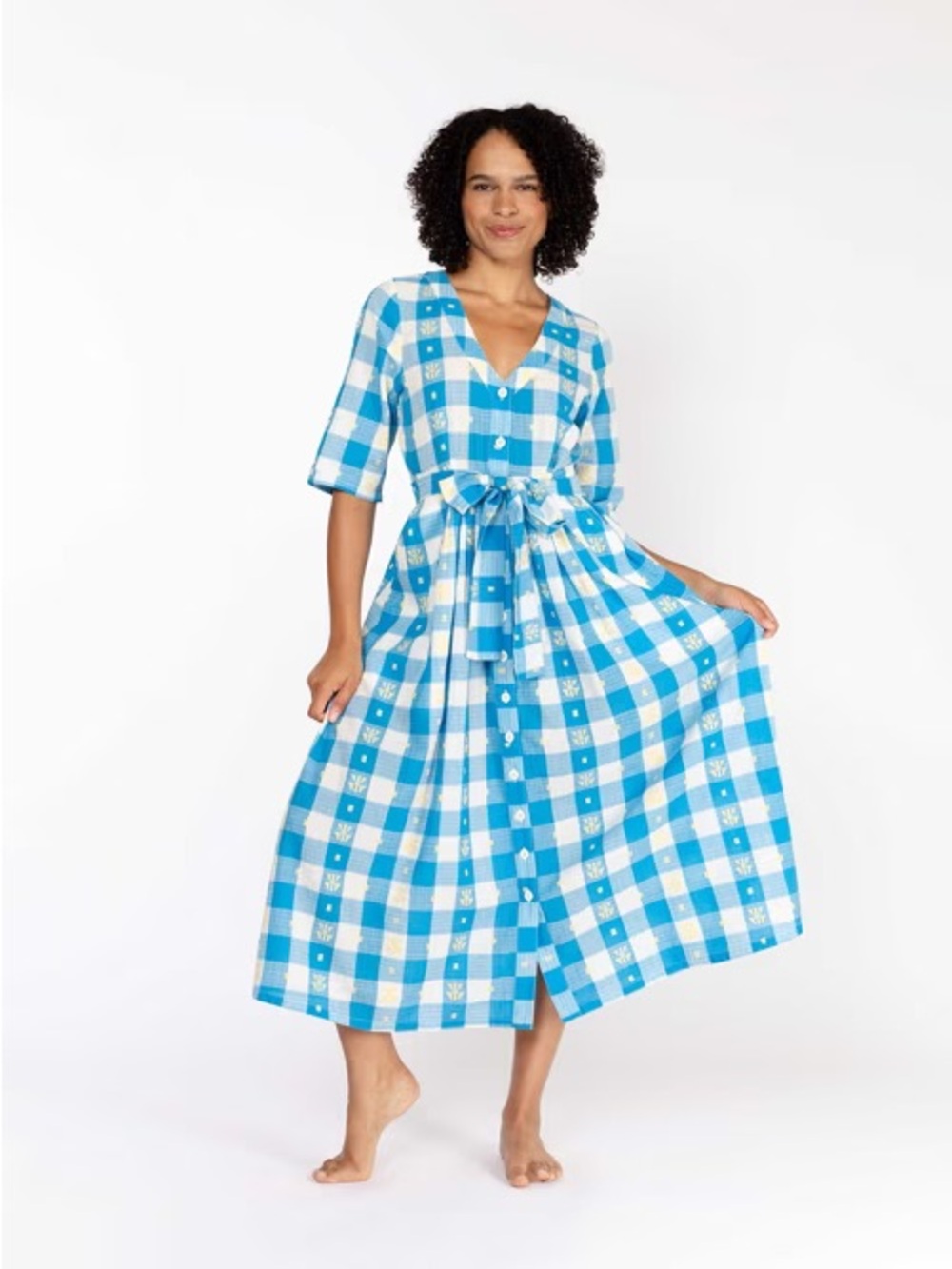 Ace & Jig Leelee dress in Ferry textile